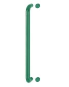 AR602/600BF Hoppe D' Handle Ø 34mm x 600mm Centres Pull Handle Bolt Fix - (Nylon) Green