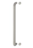 AR602/600BF Hoppe D' Handle Ø 34mm x 600mm Centres Pull Handle Bolt Fix - (Nylon) Dove Grey