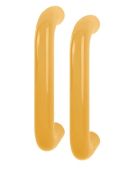 AR602/220BB Hoppe D' Handle Ø 34mm x 220mm Centres Pull Handle Back To Back - (Nylon) Yellow