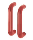 AR602/220BB Hoppe D' Handle Ø 34mm x 220mm Centres Pull Handle Back To Back - (Nylon) Red