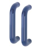 AR602/220BB Hoppe D' Handle Ø 34mm x 220mm Centres Pull Handle Back To Back - (Nylon) Cobalt Blue