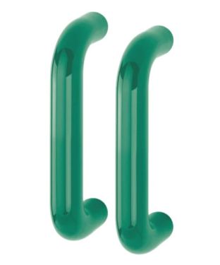 Click Here To Enlarge This Photo Of AR602/220BB Hoppe D' Handle Ø 34mm x 220mm Centres Pull Handle Back To Back - (Nylon) Green