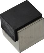 V1082-SN Heritage Brass Door Stop Square Floor Mounted Design Satin Nickel Finish