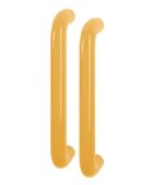 AR602/300BB Hoppe D' Handle Ø 34mm x 300mm Centres Pull Handle Back To Back - (Nylon) Yellow