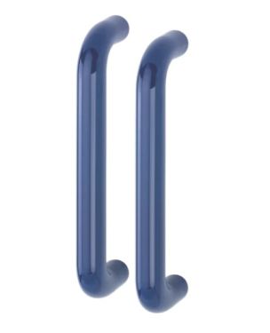 Click Here To Enlarge This Photo Of AR602/300BB Hoppe D' Handle Ø 34mm x 300mm Centres Pull Handle Back To Back - (Nylon) Cobalt Blue