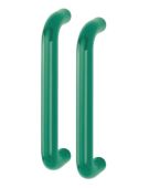 AR602/300BB Hoppe D' Handle Ø 34mm x 300mm Centres Pull Handle Back To Back - (Nylon) Green