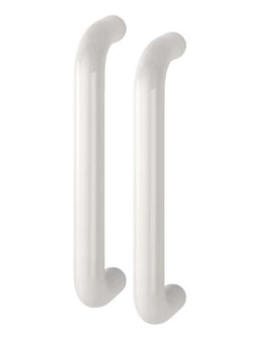 Click Here To Enlarge This Photo Of AR602/300BB Hoppe D' Handle Ø 34mm x 300mm Centres Pull Handle Back To Back - (Nylon) Diamond White