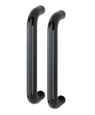 Click Here To Enlarge This Photo Of AR602/300BB Hoppe D' Handle Ø 34mm x 300mm Centres Pull Handle Back To Back - (Nylon) Black