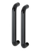 AR602/300BB Hoppe D' Handle Ø 34mm x 300mm Centres Pull Handle Back To Back - (Nylon) Black