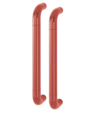 Click Here To Enlarge This Photo Of AR602/425BB Hoppe D' Handle Ø 34mm x 425mm Centres Pull Handle Back To Back - (Nylon) Red