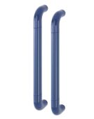 AR602/425BB Hoppe D' Handle Ø 34mm x 425mm Centres Pull Handle Back To Back - (Nylon) Cobalt Blue