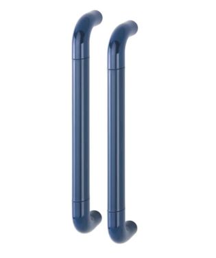 Click Here To Enlarge This Photo Of AR602/425BB Hoppe D' Handle Ø 34mm x 425mm Centres Pull Handle Back To Back - (Nylon) Midnght Blue