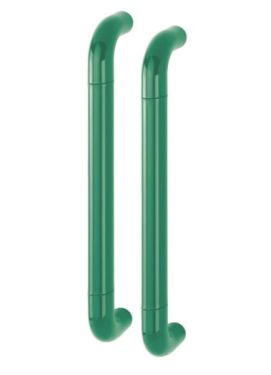 Click Here To Enlarge This Photo Of AR602/425BB Hoppe D' Handle Ø 34mm x 425mm Centres Pull Handle Back To Back - (Nylon) Green