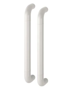 Click Here To Enlarge This Photo Of AR602/425BB Hoppe D' Handle Ø 34mm x 425mm Centres Pull Handle Back To Back - (Nylon) Diamond White