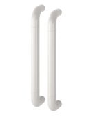 AR602/425BB Hoppe D' Handle Ø 34mm x 425mm Centres Pull Handle Back To Back - (Nylon) Diamond White
