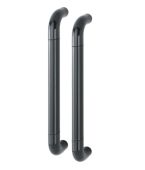 AR602/425BB Hoppe D' Handle Ø 34mm x 425mm Centres Pull Handle Back To Back - (Nylon) Black