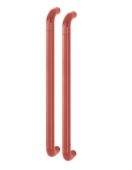 AR602/600BB Hoppe D' Handle Ø 34mm x 600mm Centres Pull Handle Back To Back - (Nylon) Red
