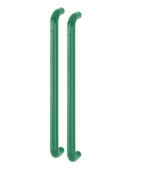AR602/600BB Hoppe D' Handle Ø 34mm x 600mm Centres Pull Handle Back To Back - (Nylon) Green