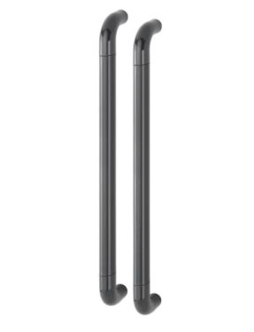 Click Here To Enlarge This Photo Of AR602/600BB Hoppe D' Handle Ø 34mm x 600mm Centres Pull Handle Back To Back - (Nylon) Anthracite Grey