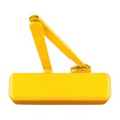AR3500-D-Y/Y Hoppe Size 2-4 Overhead Spring Door Closer c/w Backcheck & Delayed Action - RAL1004 Golden Yellow (87101081)