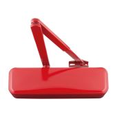 AR3500-D-R/R Hoppe Size 2-4 Overhead Spring Door Closer c/w Backcheck & Delayed Action - RAL3003 Rouge Red (87101078)