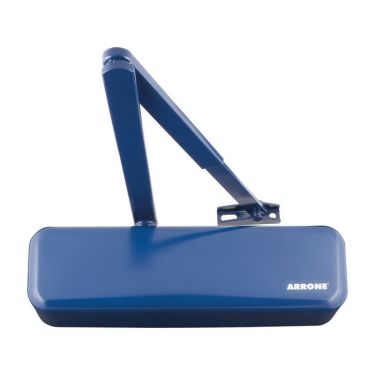 Click Here To Enlarge This Photo Of AR3500-D-MB/MB Hoppe Size 2-4 Overhead Spring Door Closer c/w Backcheck & Delayed Action - RAL5003 Midnight Blue (87101077)