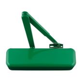 AR3500-D-V/V Hoppe Size 2-4 Overhead Spring Door Closer c/w Backcheck & Delayed Action - RAL6016 Viridian (87101080)