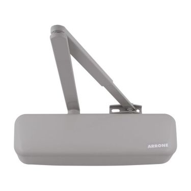 Click Here To Enlarge This Photo Of AR3500-D-DG/DG Hoppe Size 2-4 Overhead Spring Door Closer c/w Backcheck & Delayed Action - RAL7506 Dove Grey (87101073)