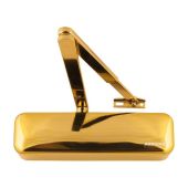 AR3500-D-PB/PB Hoppe Size 2-4 Overhead Spring Door Closer c/w Backcheck & Delayed Action - Polished Brass (87101068)