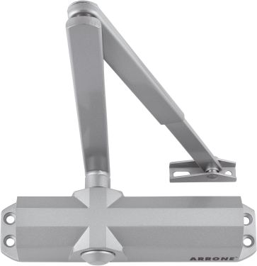 Click Here To Enlarge This Photo Of AR6800-SE Hoppe Arrone Size 2-4 Overhead Door Closer - Silver (87105960)