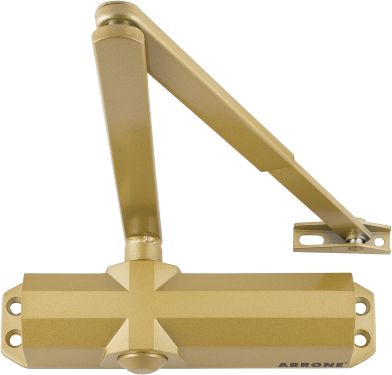 Click Here To Enlarge This Photo Of AR6800-GE Hoppe Arrone Size 2-4 Overhead Door Closer - Gold (87106904)