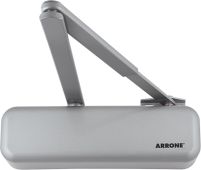 AR6900-D-SE/SE Hoppe Arrone Size 2-4 Overhead Door Closer - Silver (87106817)