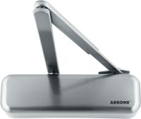 AR6900-D-SSS/SSS Hoppe Arrone Size 2-4 Overhead Door Closer - Satin Stainless Steel (87106820)