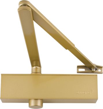 Click Here To Enlarge This Photo Of AR8200-GE Hoppe Arrone Size 2-4 Overhead Door Closer c/w Slide Cover - Gold (87106852)