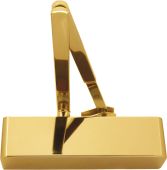 AR1500-PB/PB Hoppe Arrone Size 2-4 Overhead Spring Door Closer c/w Backcheck - Polished Brass (87107180)