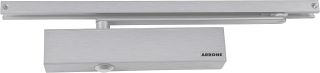 AR8209-SSS Hoppe Arrone Size 2-4 Overhead Surface Mounted Slide Arm Door Closer - Satin Stainless Steel (87116135)