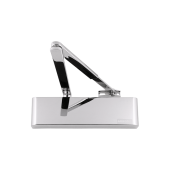 AR5500-L-PSS/PSS Hoppe Arrone Size 2-5 Overhead Door Closer c/w Backcheck - Polished Stainless Steel (87113144)