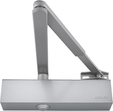 Click Here To Enlarge This Photo Of AR9200-SE Hoppe Arrone Size 2-6 Overhead Spring Door Closer c/w Backcheck - Silver (87109286)