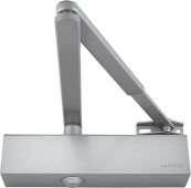 AR9200-SE Hoppe Arrone Size 2-6 Overhead Spring Door Closer c/w Backcheck - Silver (87109286)