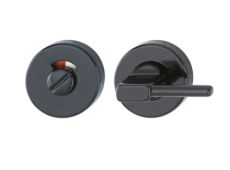K42KS (AR600/29D) Hoppe Arrone Disabled Bathroom Turn & Release - (Nylon) Black - 2260800
