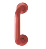 AR602/220CF Hoppe D' Handle Ø 34mm x 220mm Centres Pull Handle Concealed Fix - (Nylon) Red