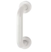 AR602/220CF Hoppe D' Handle Ø 34mm x 220mm Centres Pull Handle Concealed Fix - (Nylon) Diamond White