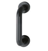 AR602/220CF Hoppe D' Handle Ø 34mm x 220mm Centres Pull Handle Concealed Fix - (Nylon) Black