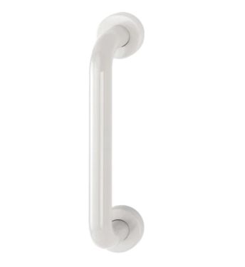 Click Here To Enlarge This Photo Of AR602/300CF Hoppe D' Handle Ø 34mm x 300mm Centres Pull Handle Concealed Fix - (Nylon) Diamond White