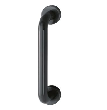 Click Here To Enlarge This Photo Of AR602/300CF Hoppe D' Handle Ø 34mm x 300mm Centres Pull Handle Concealed Fix - (Nylon) Black