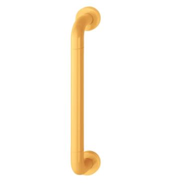 Click Here To Enlarge This Photo Of AR602/425CF Hoppe D' Handle Ø 34mm x 425mm Centres Pull Handle Concealed Fix - (Nylon) Yellow