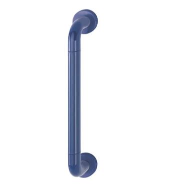 Click Here To Enlarge This Photo Of AR602/425CF Hoppe D' Handle Ø 34mm x 425mm Centres Pull Handle Concealed Fix - (Nylon) Cobalt Blue