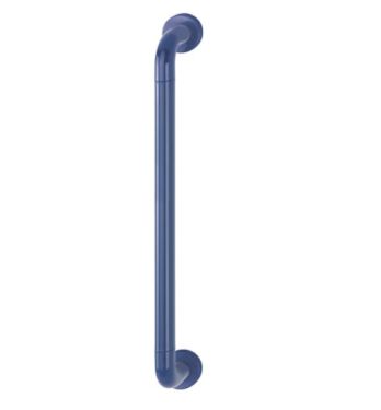 Click Here To Enlarge This Photo Of AR602/600CF Hoppe D' Handle Ø 34mm x 600mm Centres Pull Handle Concealed Fix - (Nylon) Cobalt Blue