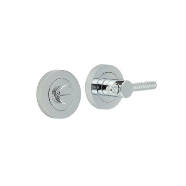 Click Here To Enlarge This Photo Of JV855PC Frelan Hardware Polished Chrome Knurled Bathroom Turn & Release