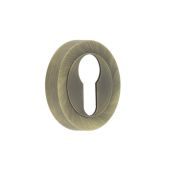 JV503EAB Frelan Hardware Jedo Antique Brass Euro Profile Escutcheon